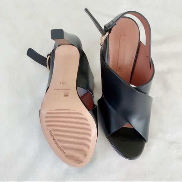 NWOT BCBGMaxazria Pascal Leather Heels - Picture 8 of 13